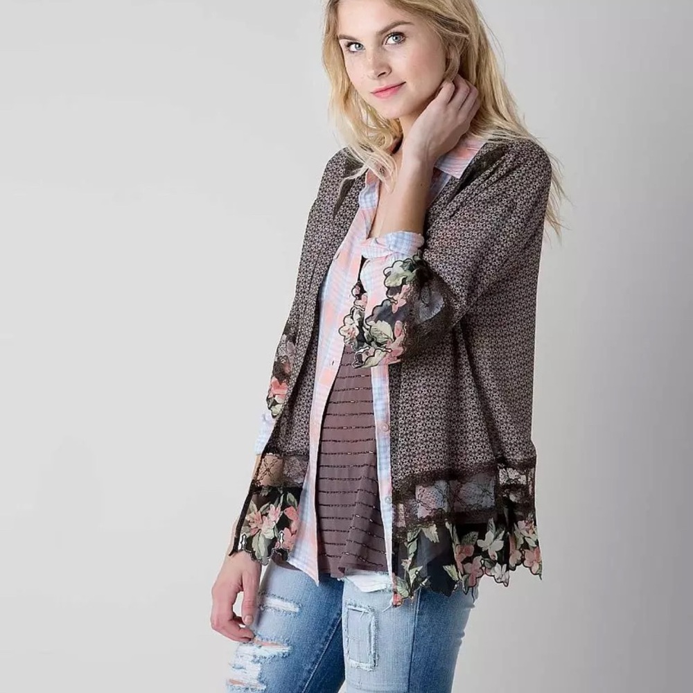 RARE-BKE Chiffon Cardigan-Brand New With Tags